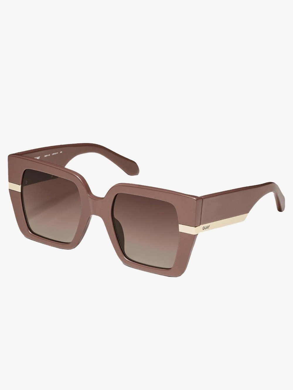 QUAY NOTORIOUS UNISEX - Sunglasses - Doe/Brown gradient